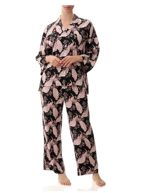 Peacocks PJ Set 7/8th Length