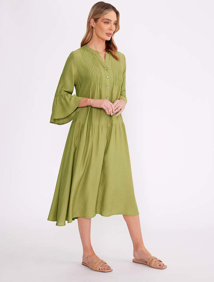 Pintuck Dress