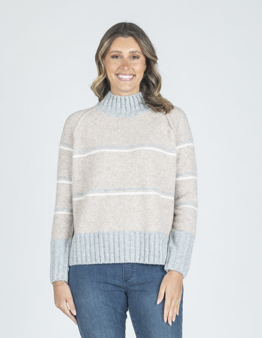 Colour block Pullover