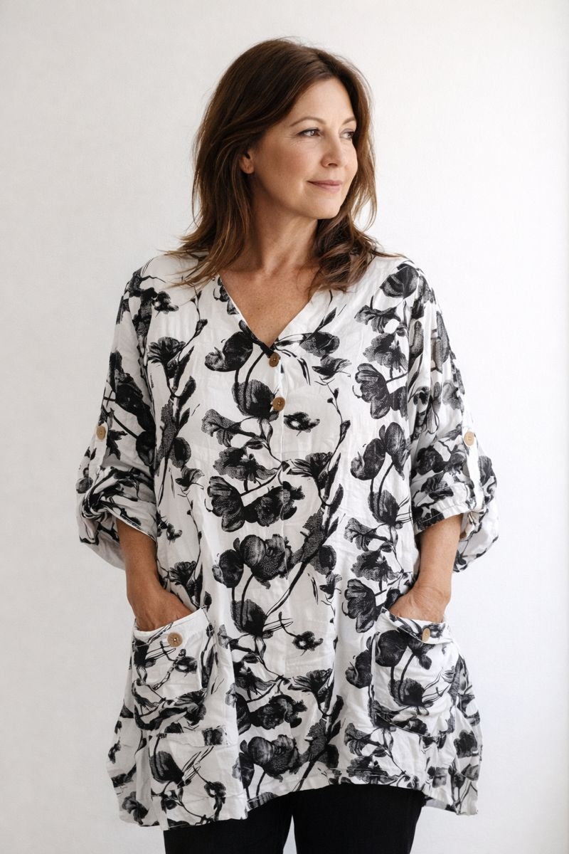 Willa Soft Print Top