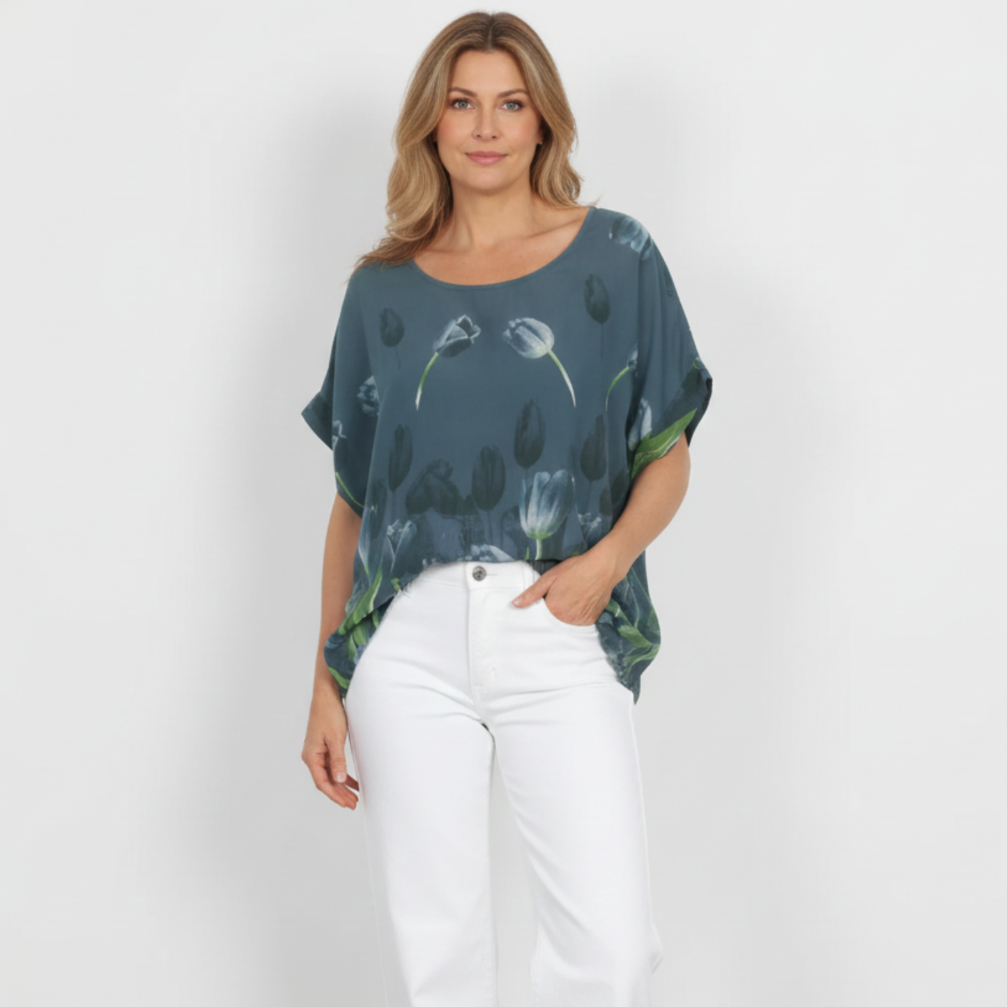 Tulip Print Top