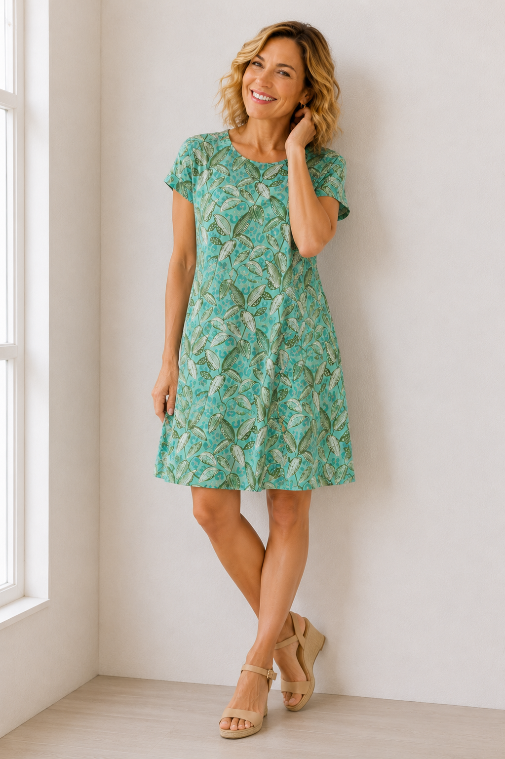 St Michiel Short Sleeve Dress