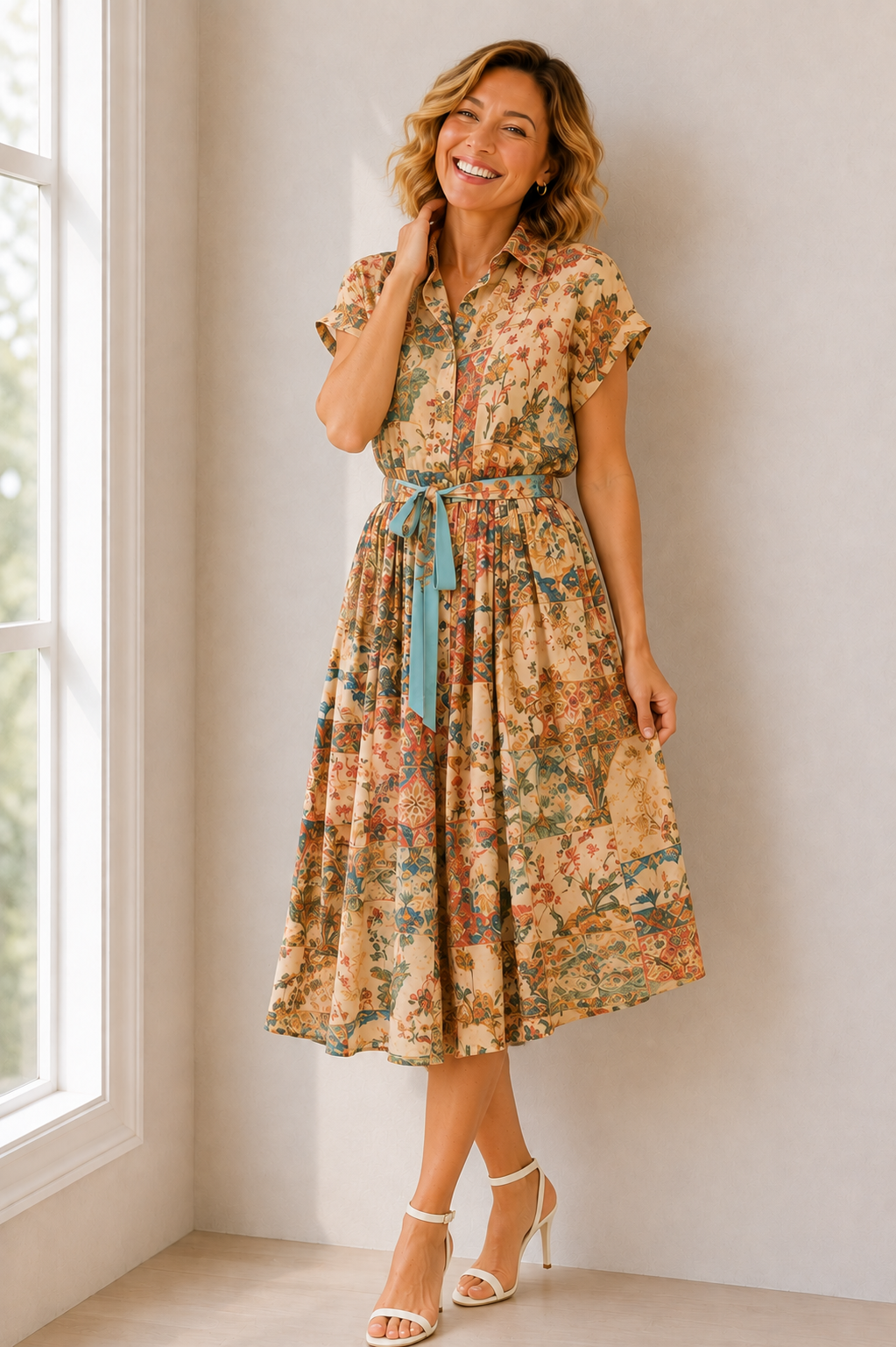 Gordes Tie Waist Dress