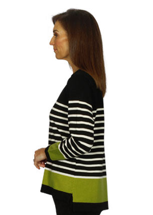 Multi Stripe Crew Tunic