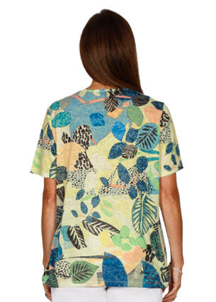 Burnout Print V Tee