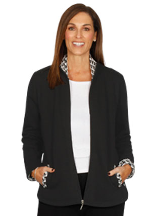 Peak Fleece Contrast Pocket Jacket