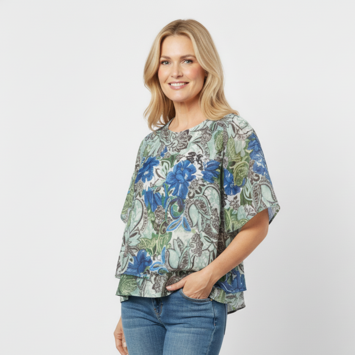 Flutter Sleeve Top