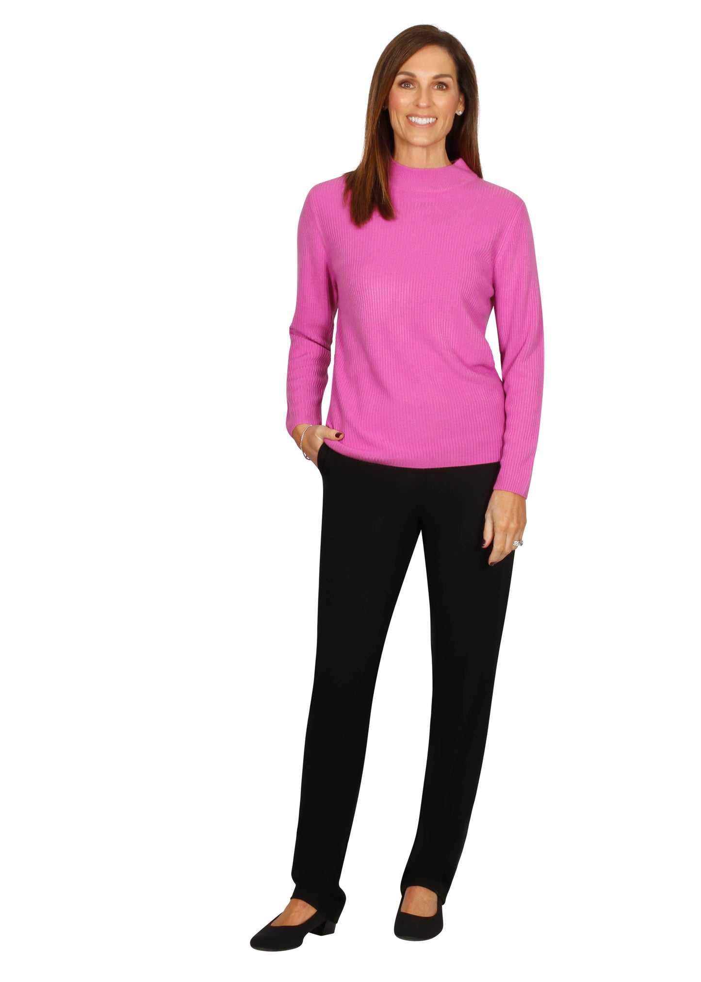 Softknit Rib Turtle Acrylic Jumper