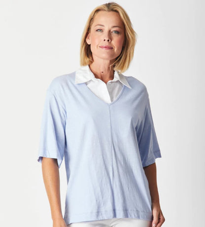 Dickey Faux Collar Top