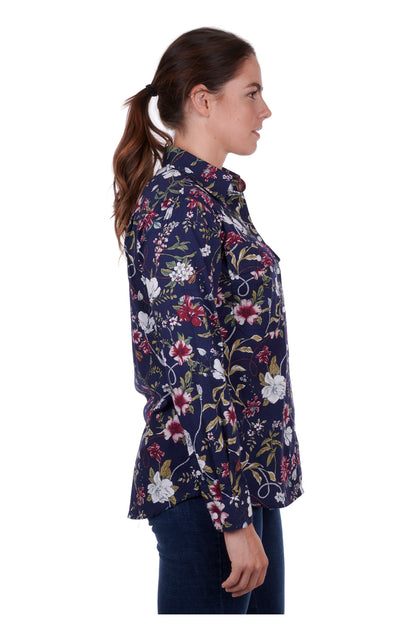 Sarah Full Placket Long Sleeve Shirt