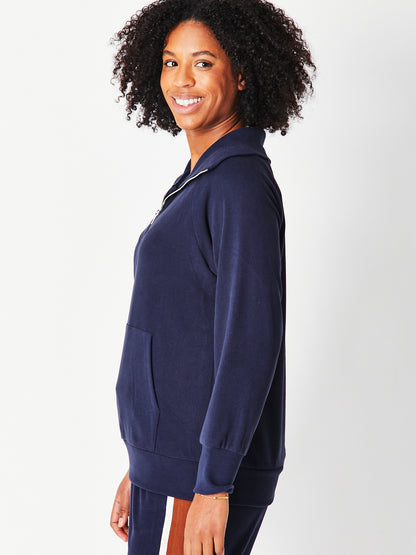 Half Zip Fleece Top