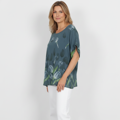 Tulip Print Top