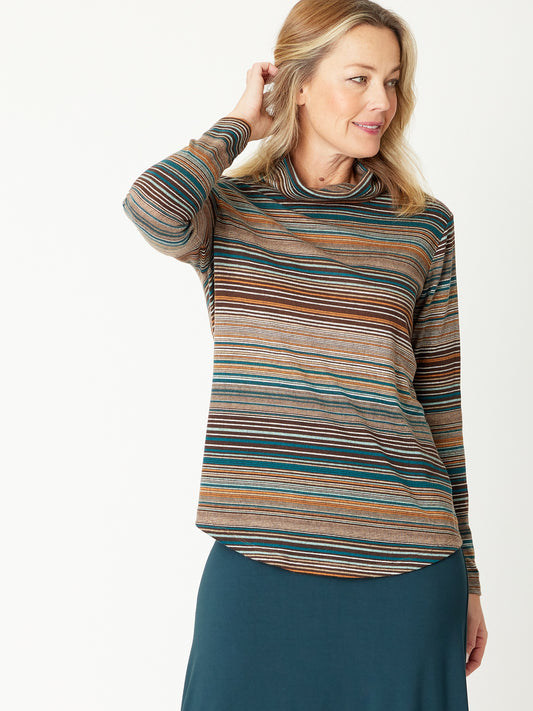 Stripe Skivvy Top
