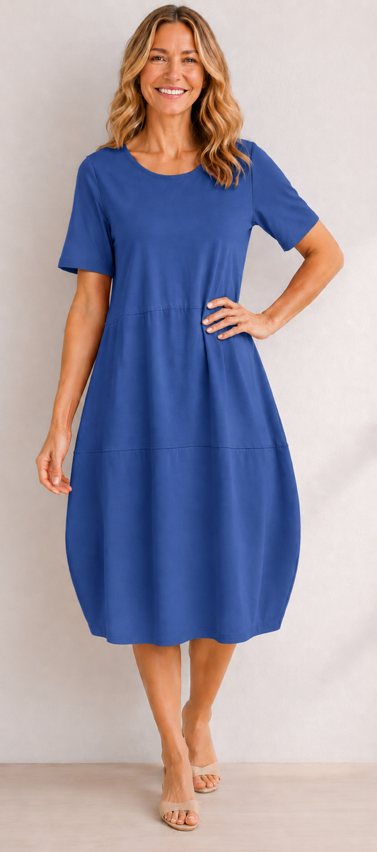 Kimmy Diagonal Seam Dress