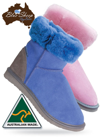 3 Quarter Blue Sheep Boot