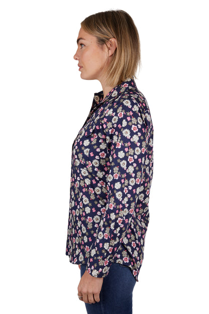 WMNS ROSE H/PLKT LS SHIRT