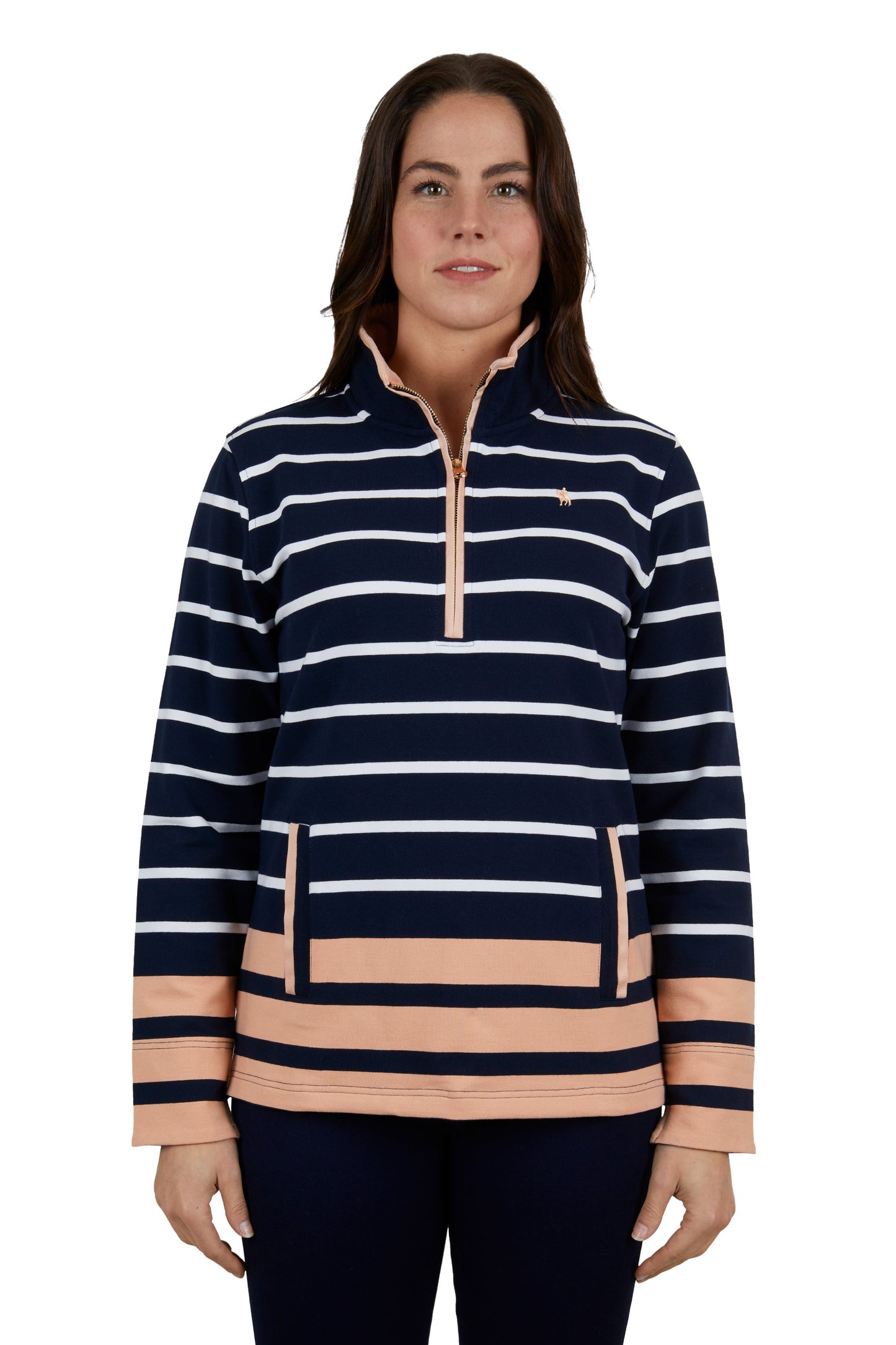 WMNS ANDORRA 1/4 ZIP RUGBY