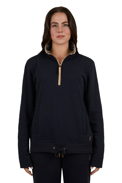 WMNS ELLA 1/4 ZIP RUGBY