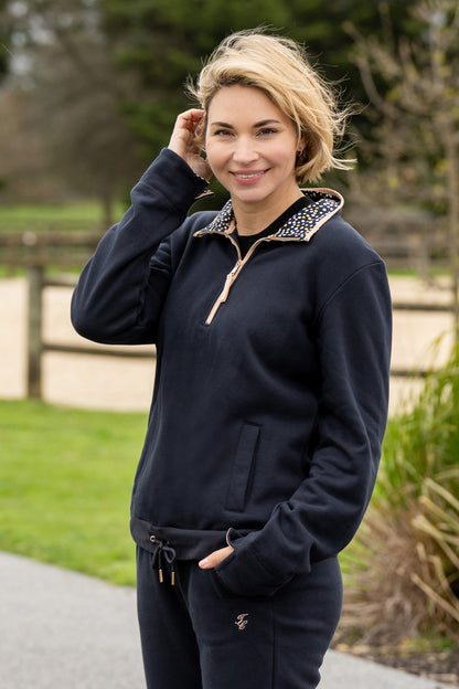 WMNS ELLA 1/4 ZIP RUGBY