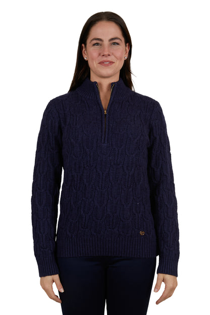 WMNS EMILIA 1/4 ZIP JUMPER