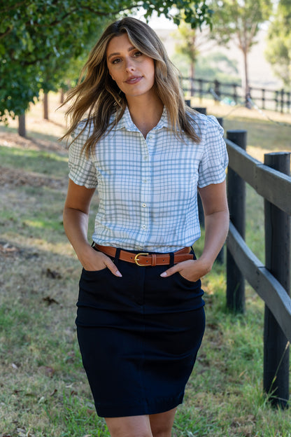 WMNS BLAKE LINEN SS SHIRT