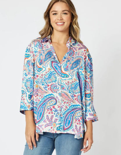 Vibe Satin Shirt