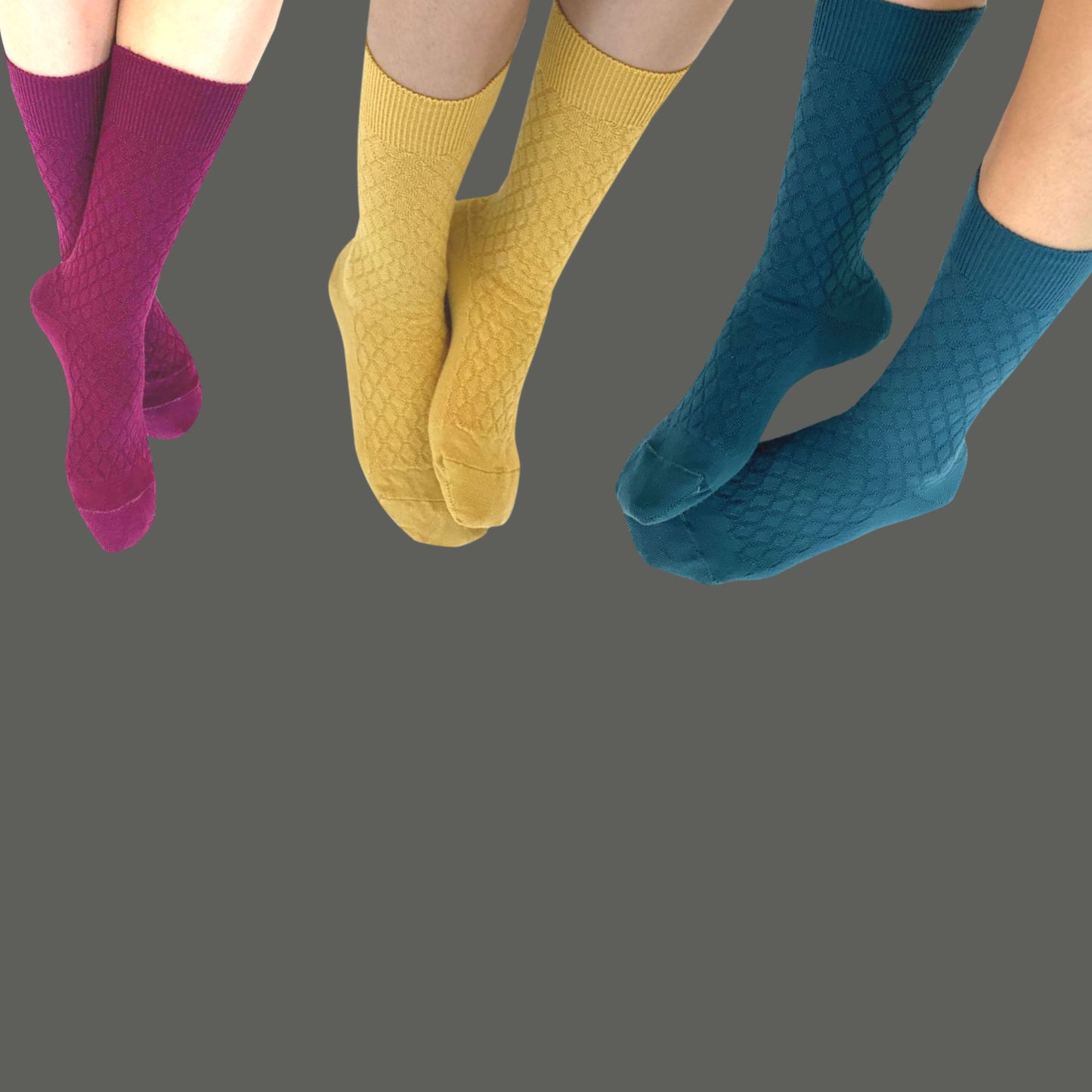 95% Fine Merino Wool Quilted Ladies Health Sock