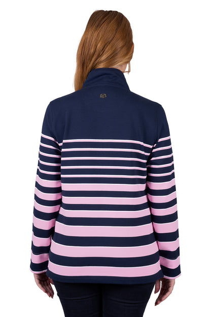 CECILIA 1/4 ZIP RUGBY