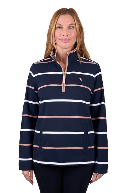 MATILDA 1/4 ZIP RUGBY