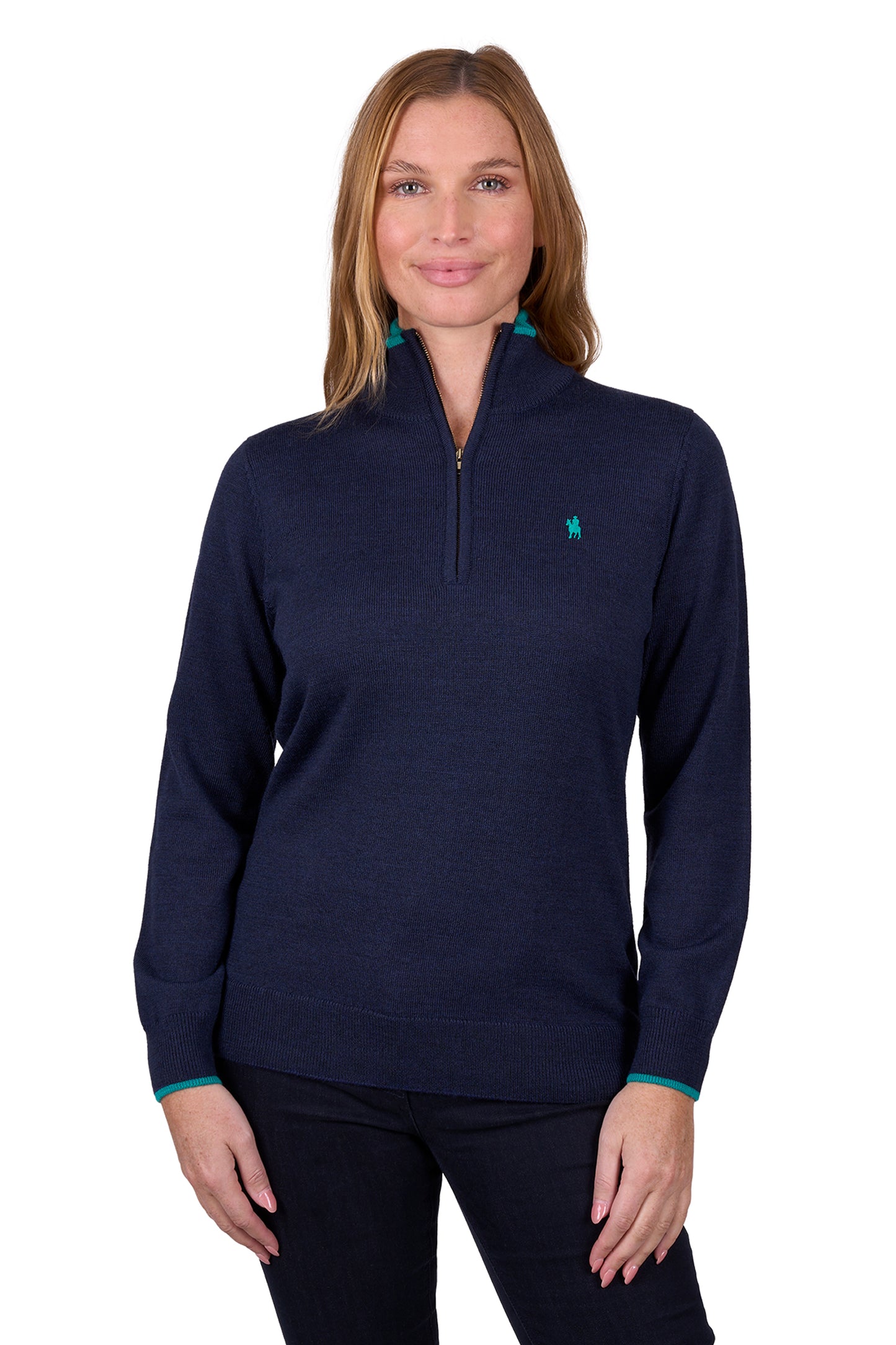 JEANETTE 1/4 ZIP JUMPER