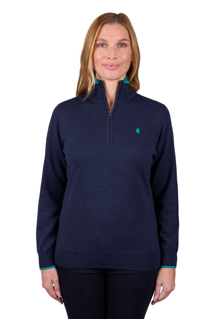 JEANETTE 1/4 ZIP JUMPER