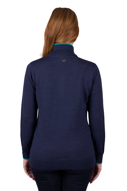 JEANETTE 1/4 ZIP JUMPER