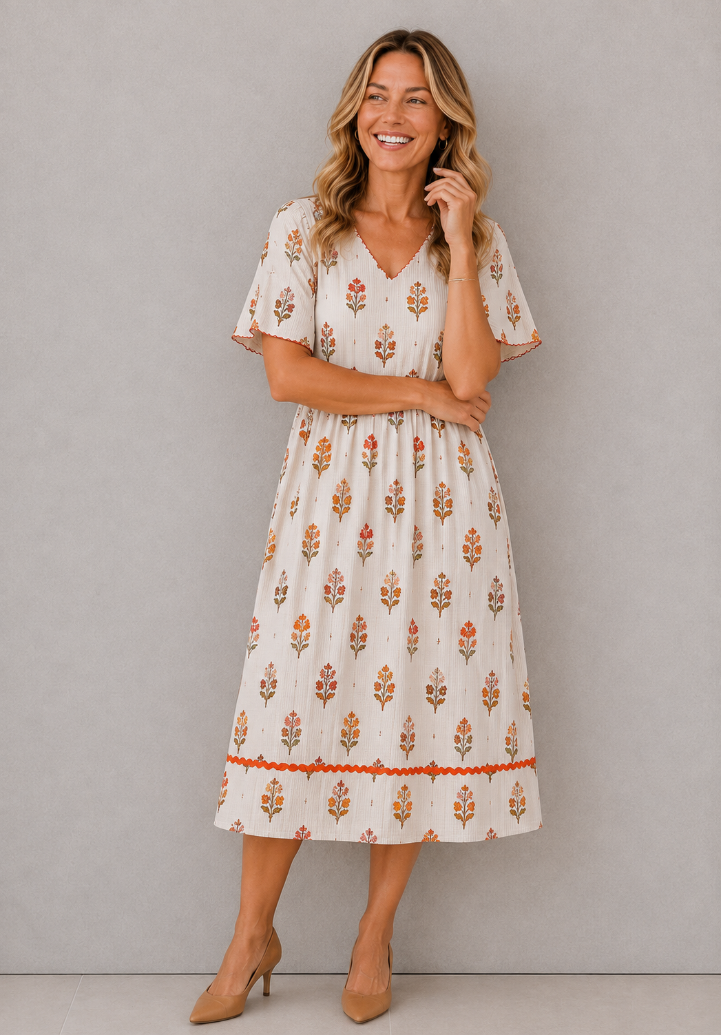 Candelabra Flower Dress