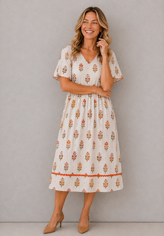 Candelabra Flower Dress