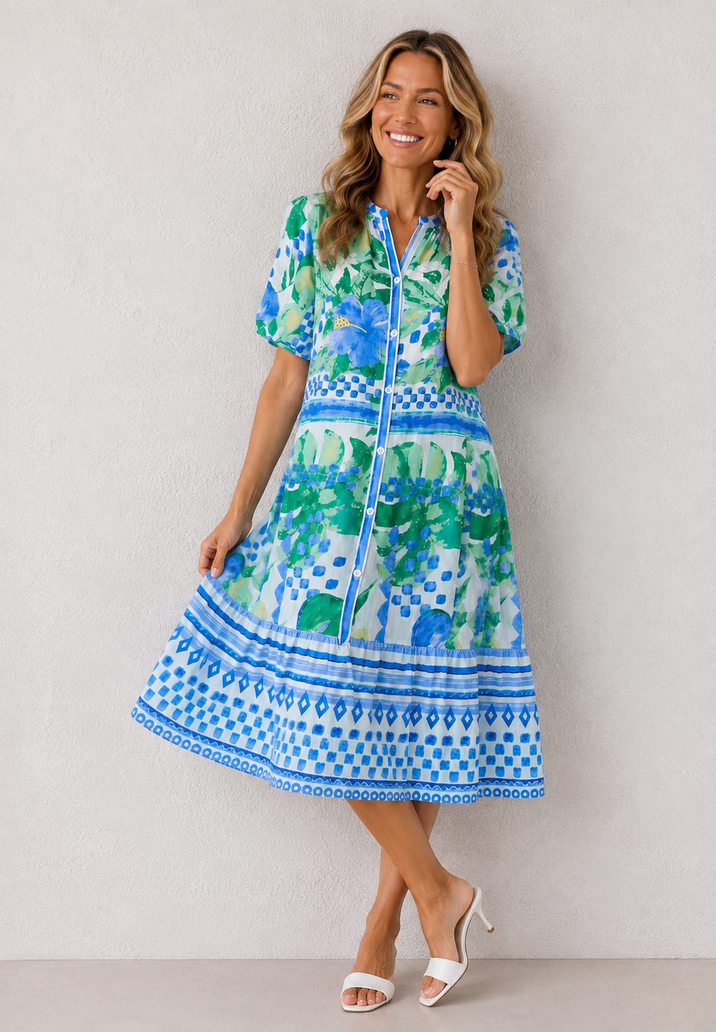 Limoncello Print Dress