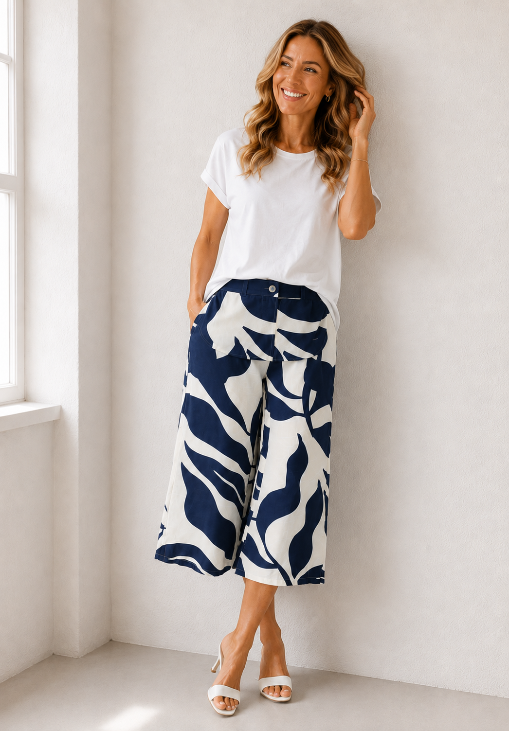 Bay Leaf Print Pant