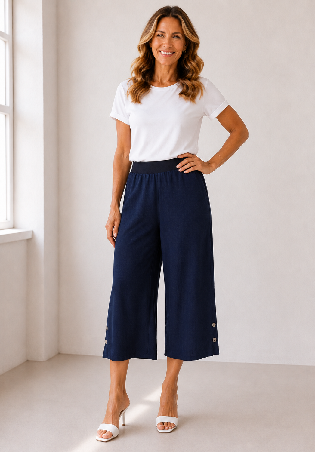 Essential Button Pant