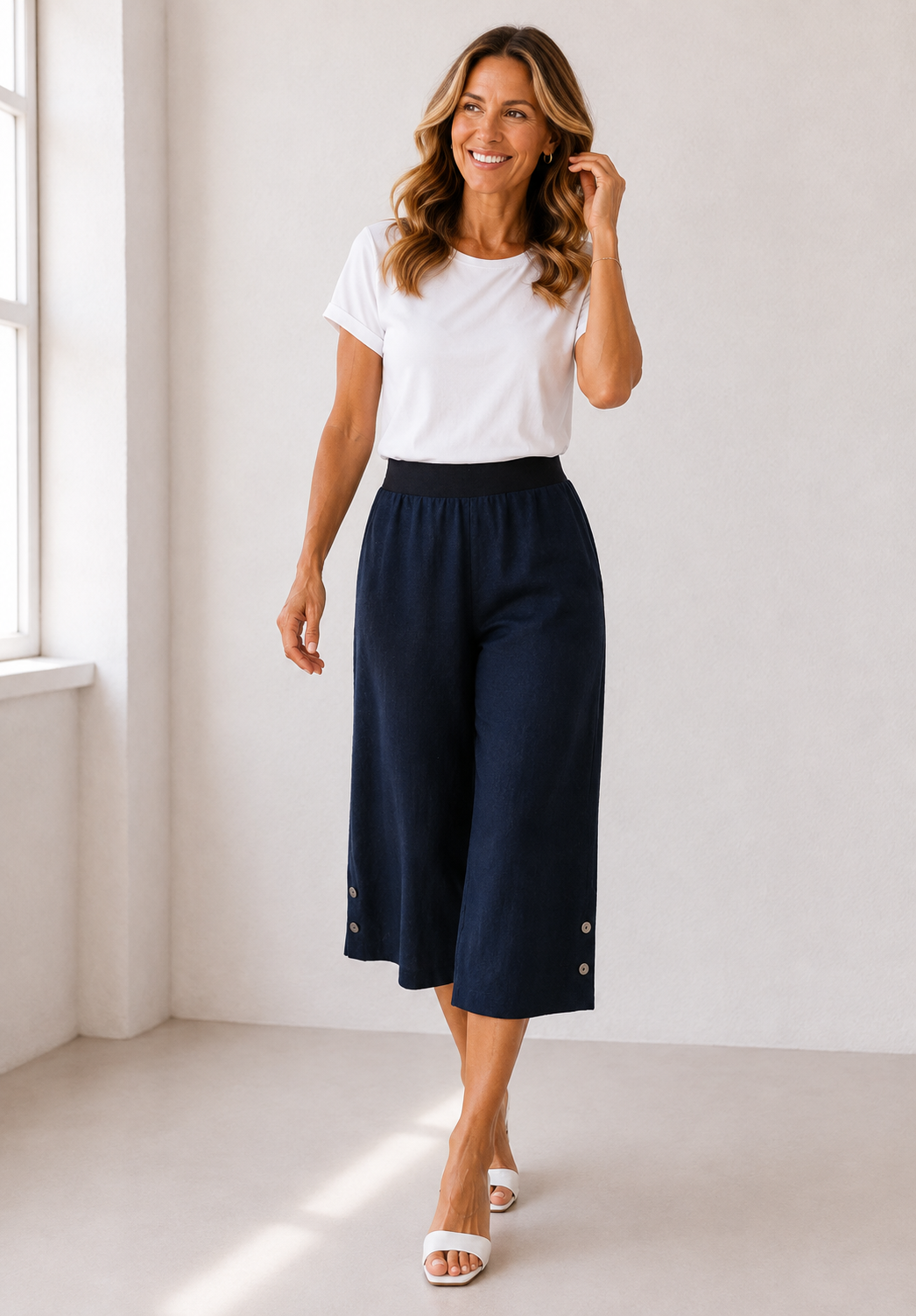 Essential Button Pant