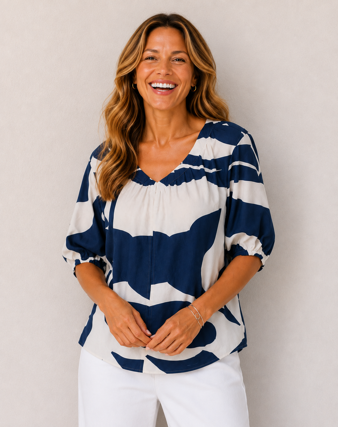 Bay Leaf Print Top