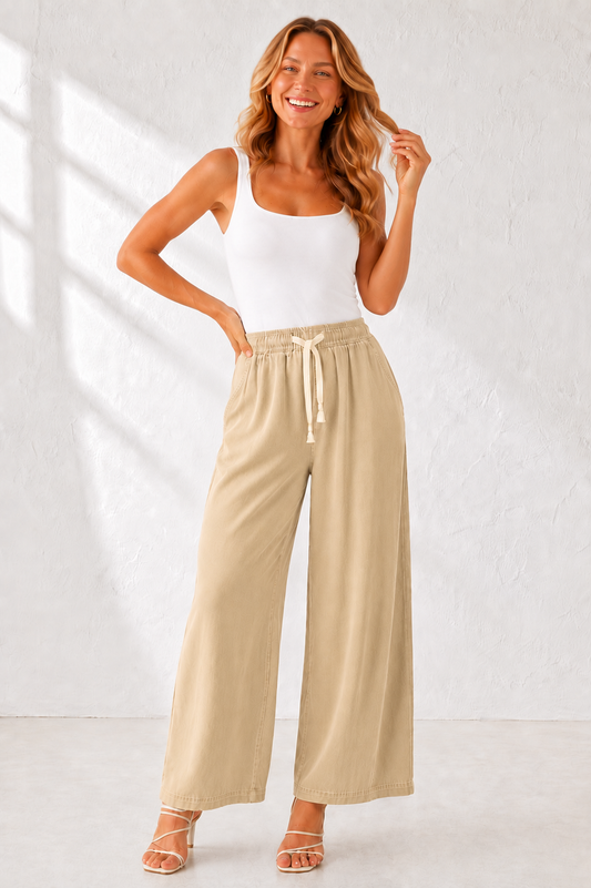 Pull On Tencel Pants