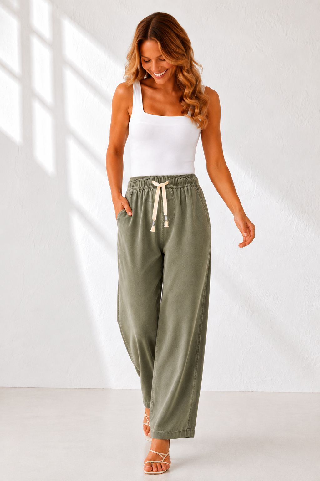 Pull On Tencel Pants
