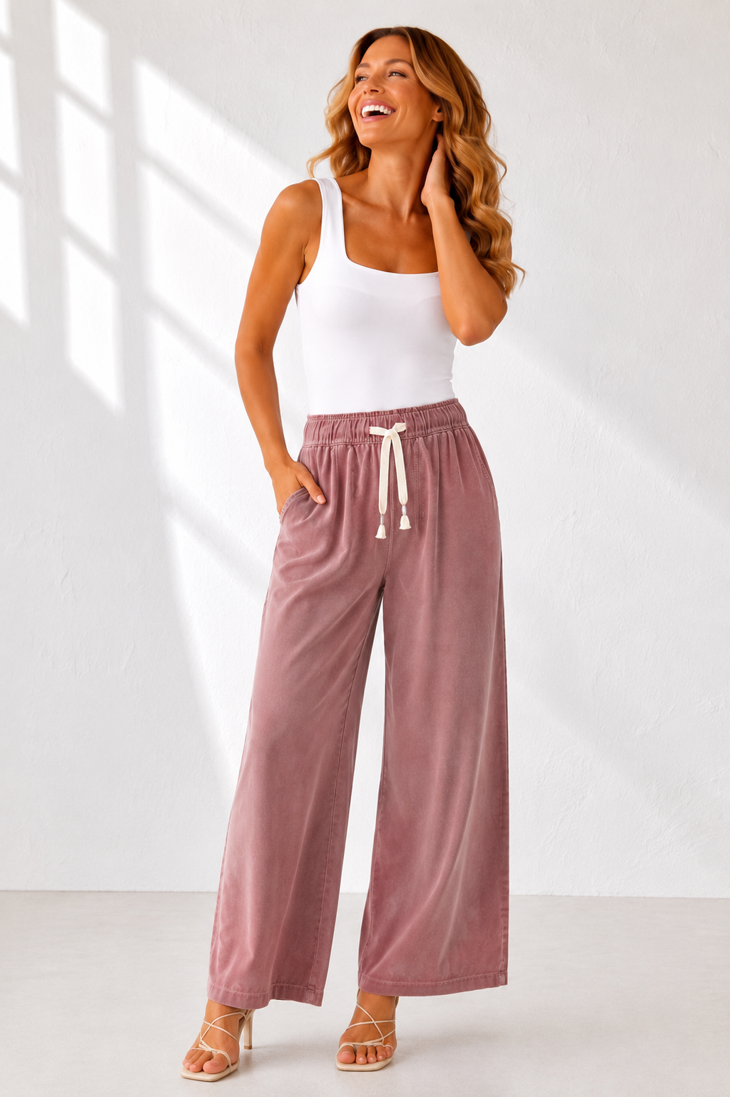 Pull On Tencel Pants