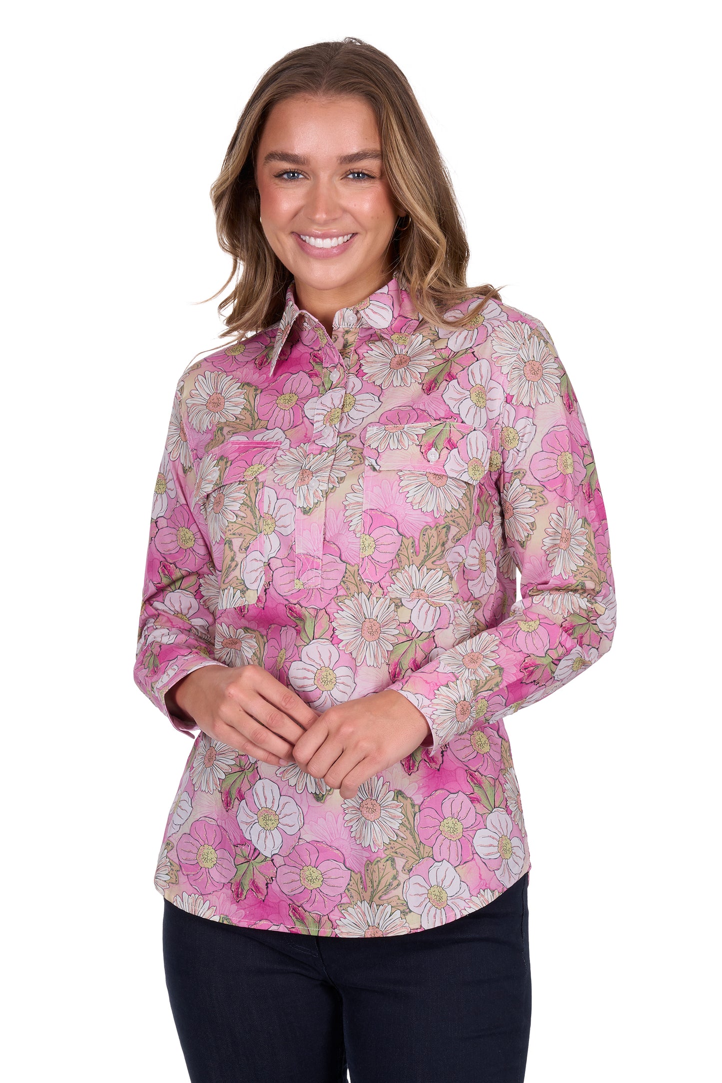 WMNS ETTA 1/2 PLKT LS SHIRT