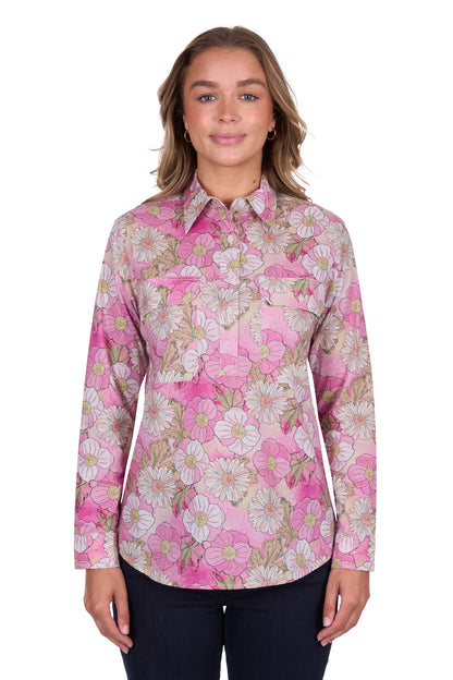 WMNS ETTA 1/2 PLKT LS SHIRT