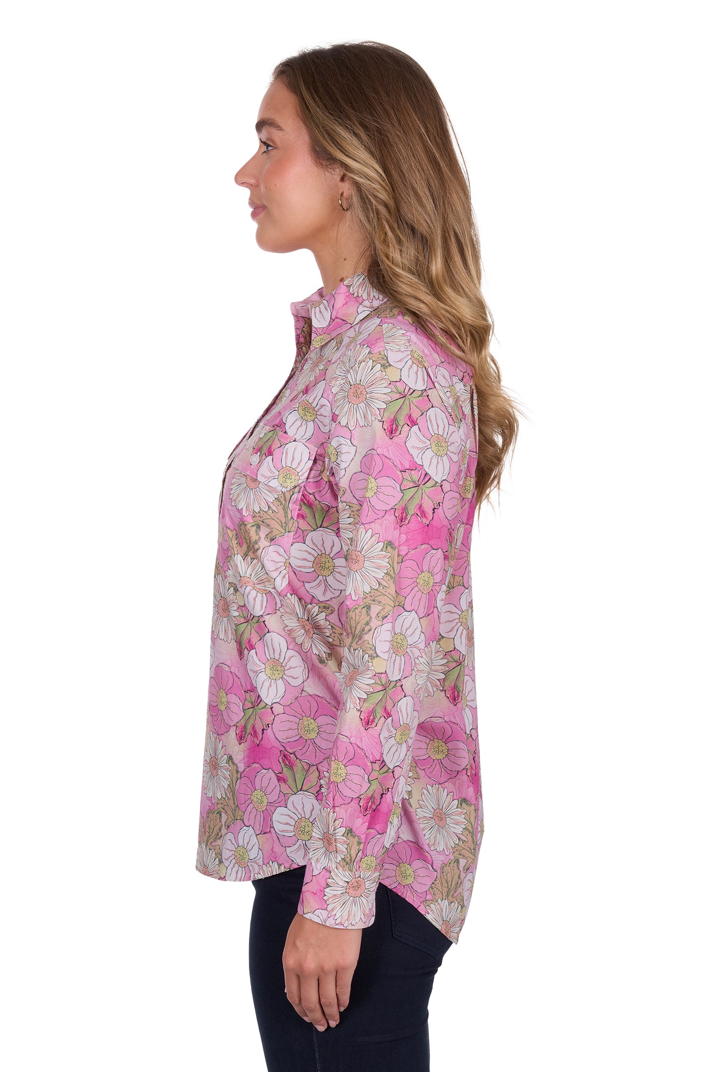 WMNS ETTA 1/2 PLKT LS SHIRT