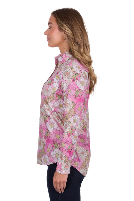 WMNS ETTA 1/2 PLKT LS SHIRT