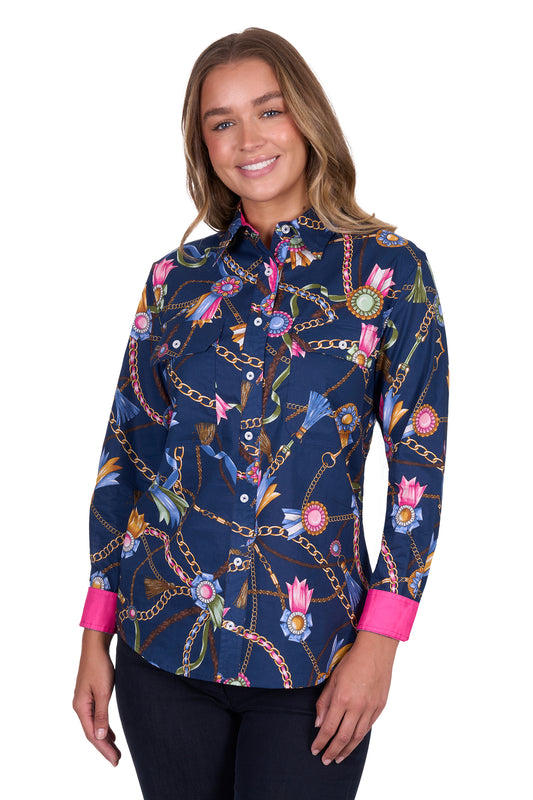 WMNS JOLIE FULL PLKT LS SHIRT