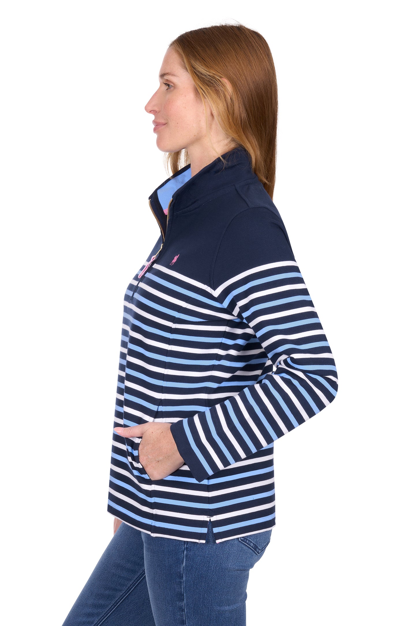WMNS LEXI 1/4 ZIP RUGBY