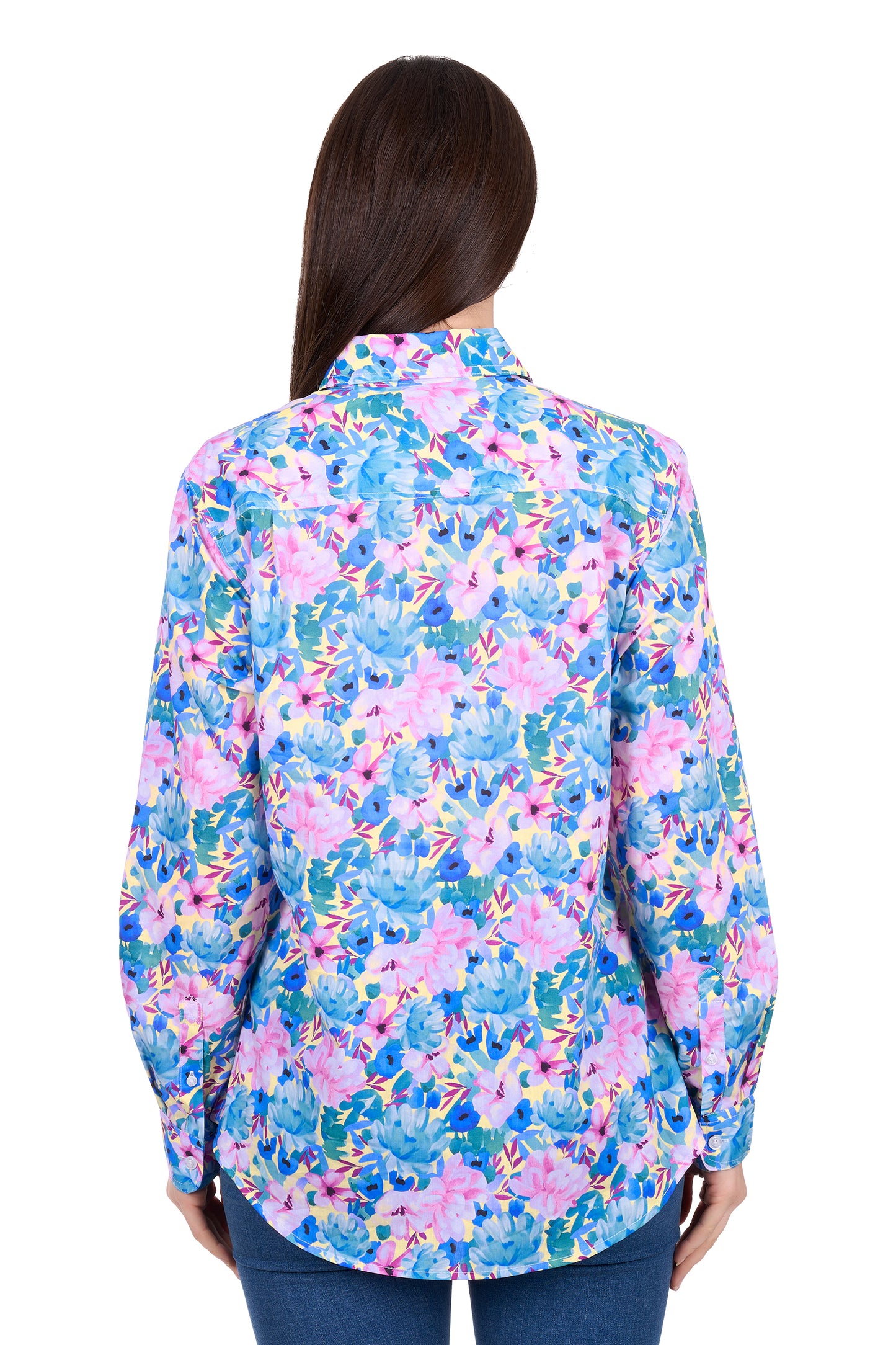 WMNS TRIXIE 1/2 PLKT LS SHIRT