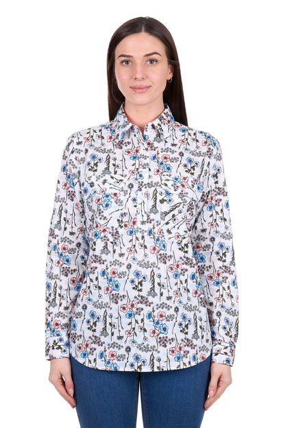 WMNS ALICE 1/2 PLKT LS SHIRT